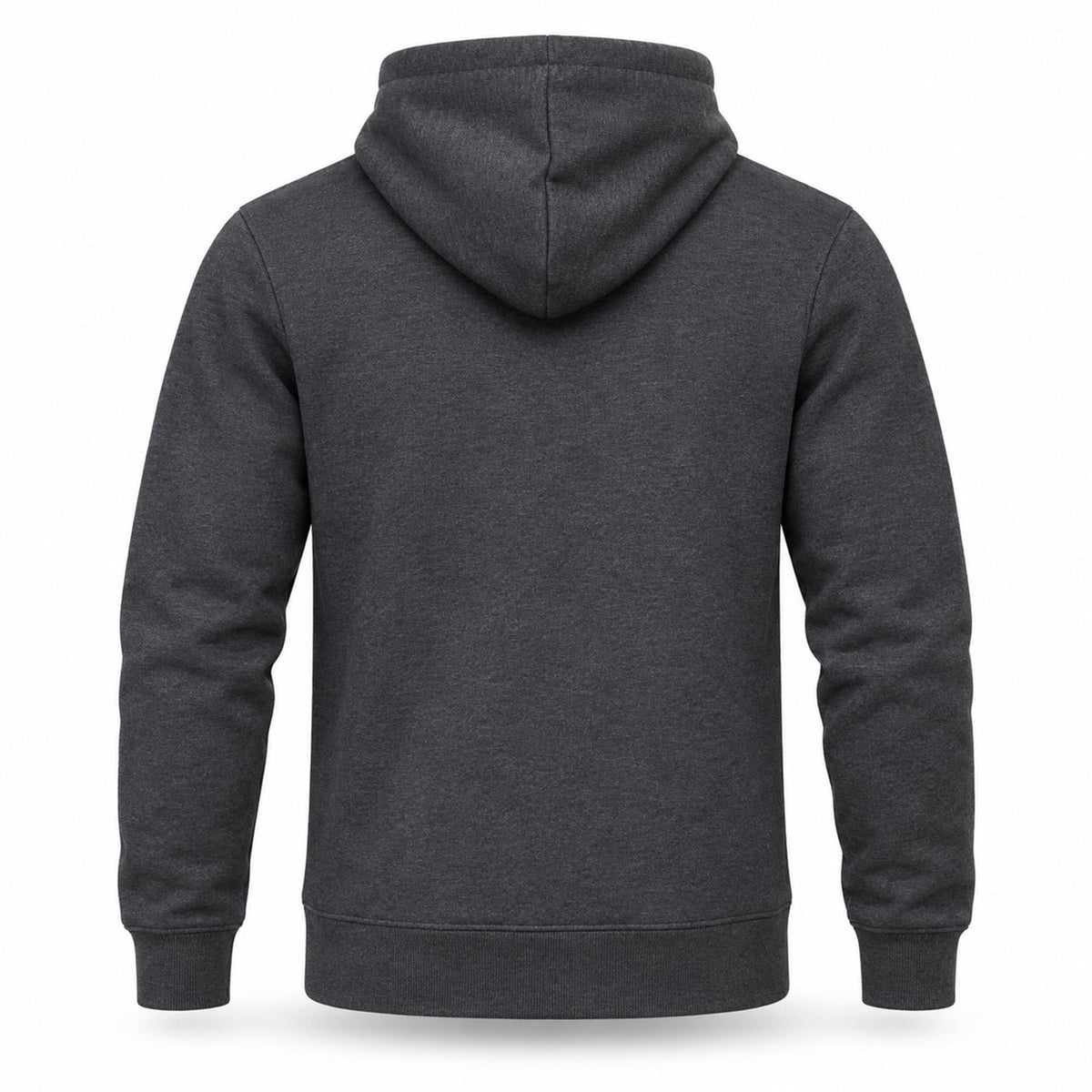 ACTYVE Charcoal Heather Hoodie - back view