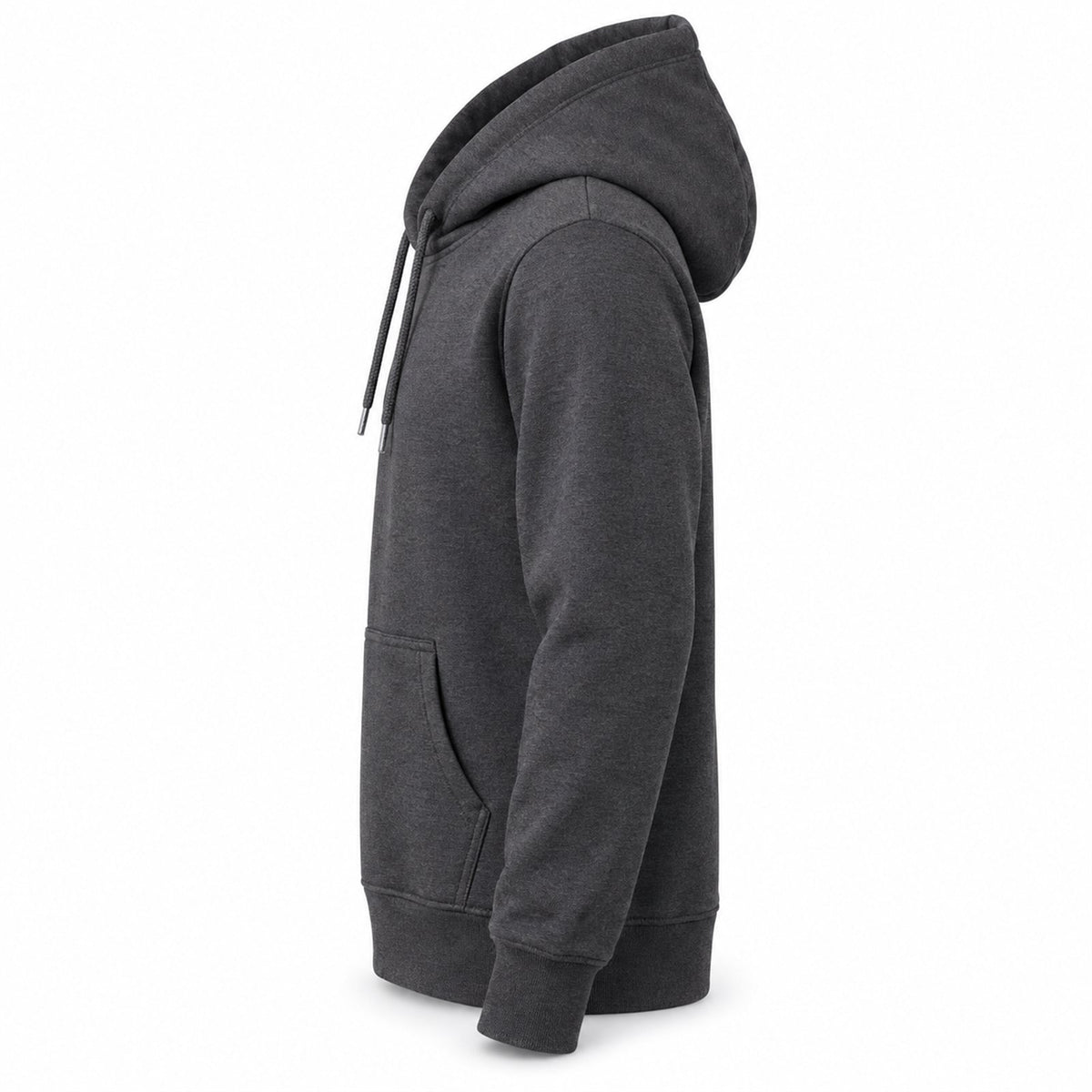 ACTYVE Charcoal Heather Hoodie - side view