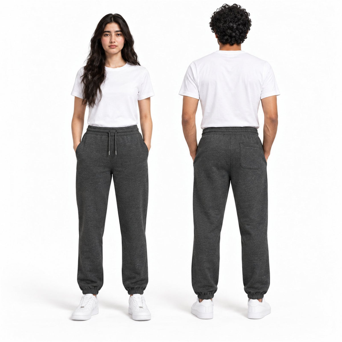 Charcoal Heather Joggers