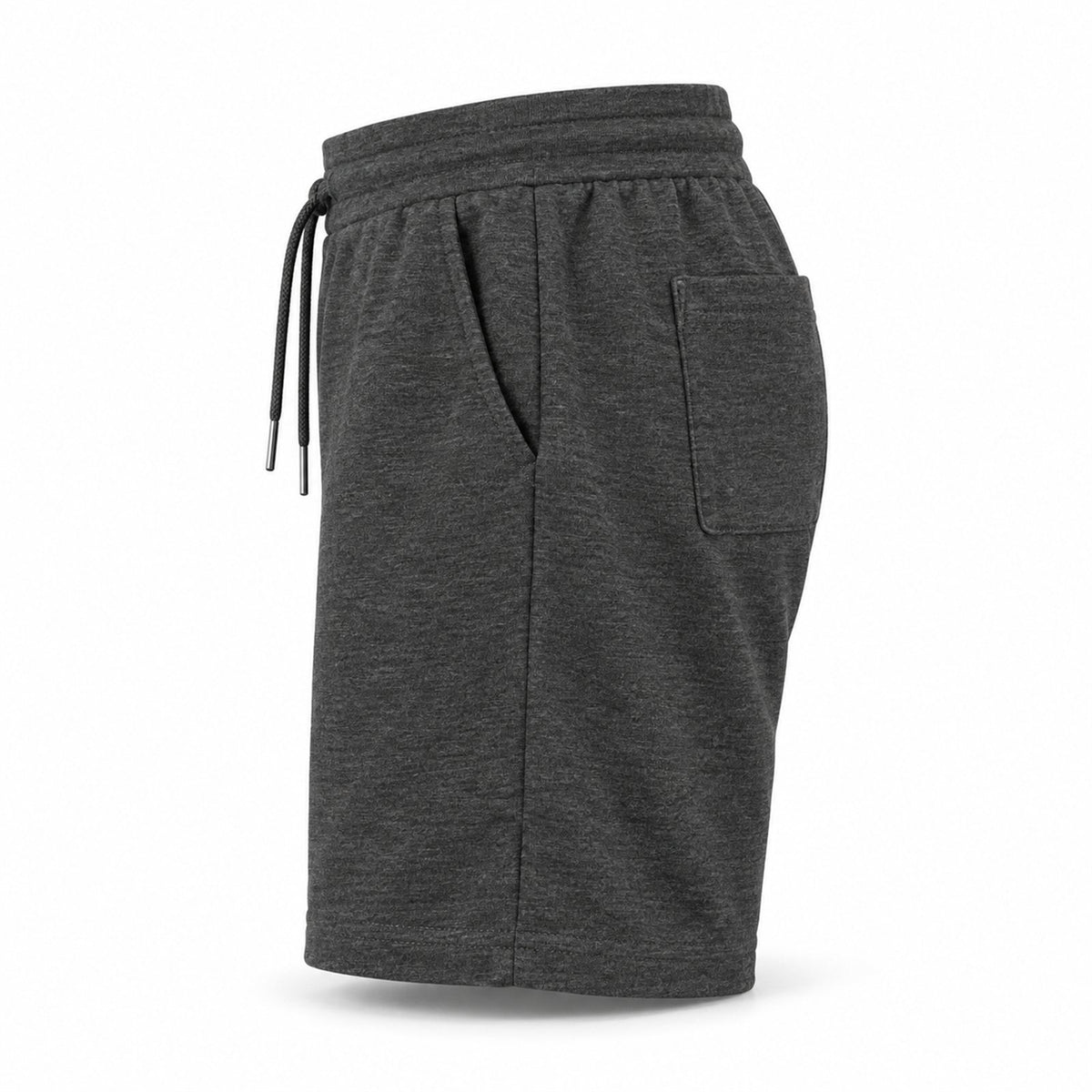 ACTYVE Charcoal Heather Shorts - side view